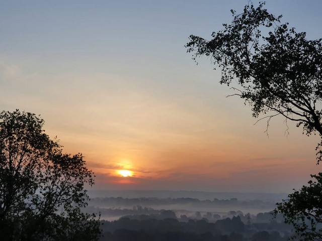 view of the hill