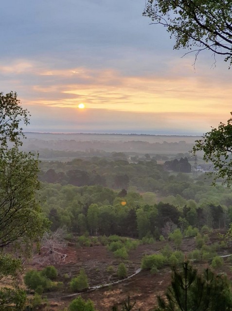 view of the hill